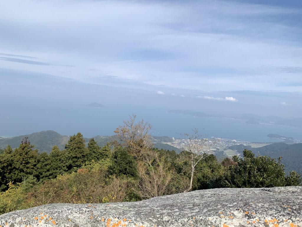 坊主岩の上から眺める景色